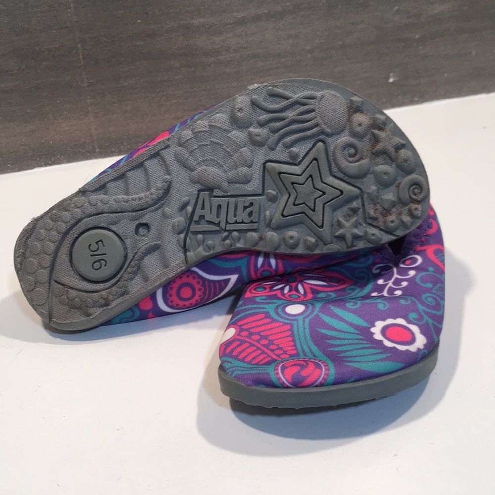 SunSmart Aqua Water Shoes Little Girl Size Sm 5-6 - Picture 6 of 6